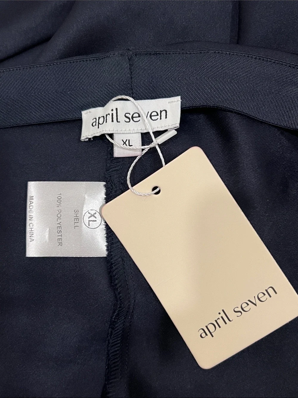 APRIL SEVEN APRIL SATIN PANT - Navy - Picture 6 of 11